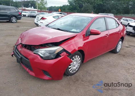 2015 Toyota Corolla Le из США, поврежденный, VIN 2T1BURHE3FC453397